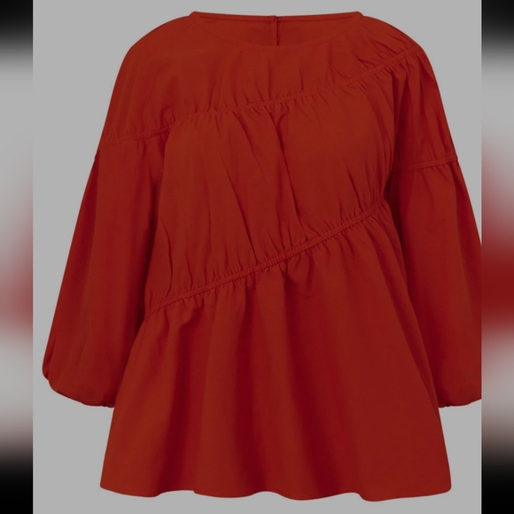 Akel Top In Cherry Red - Picture 5 of 5